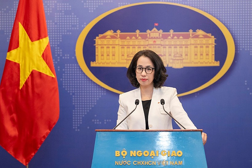 Spokesperson of the Vietnamese Ministry of Foreign Affairs Pham Thu Hang (Photo: Ministry of Foreign Affairs) Spokesperson of the Vietnamese Ministry of Foreign Affairs Pham Thu Hang (Photo: Ministry of Foreign Affairs)