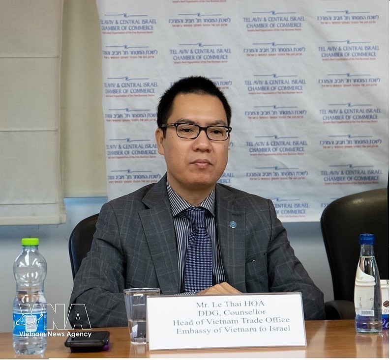 Vietnamese Trade Counselor in Israel Le Thai Hoa (Photo: VNA)
