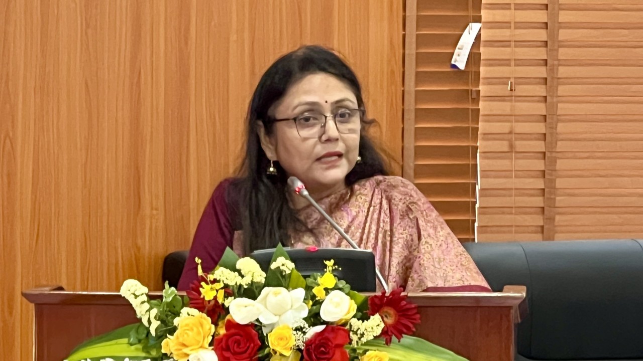 Prof. Sonu Trivedi, Department of Political Science, Zakir Husain College, University of Delhi. (Photo: Mai Anh)