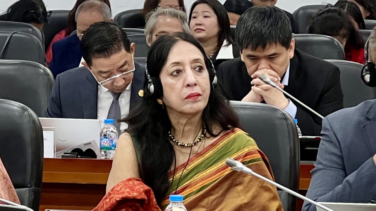 Prof. Reena Marwah, Jesus and Mary College, University of Delhi. (Photo: Mai Anh)