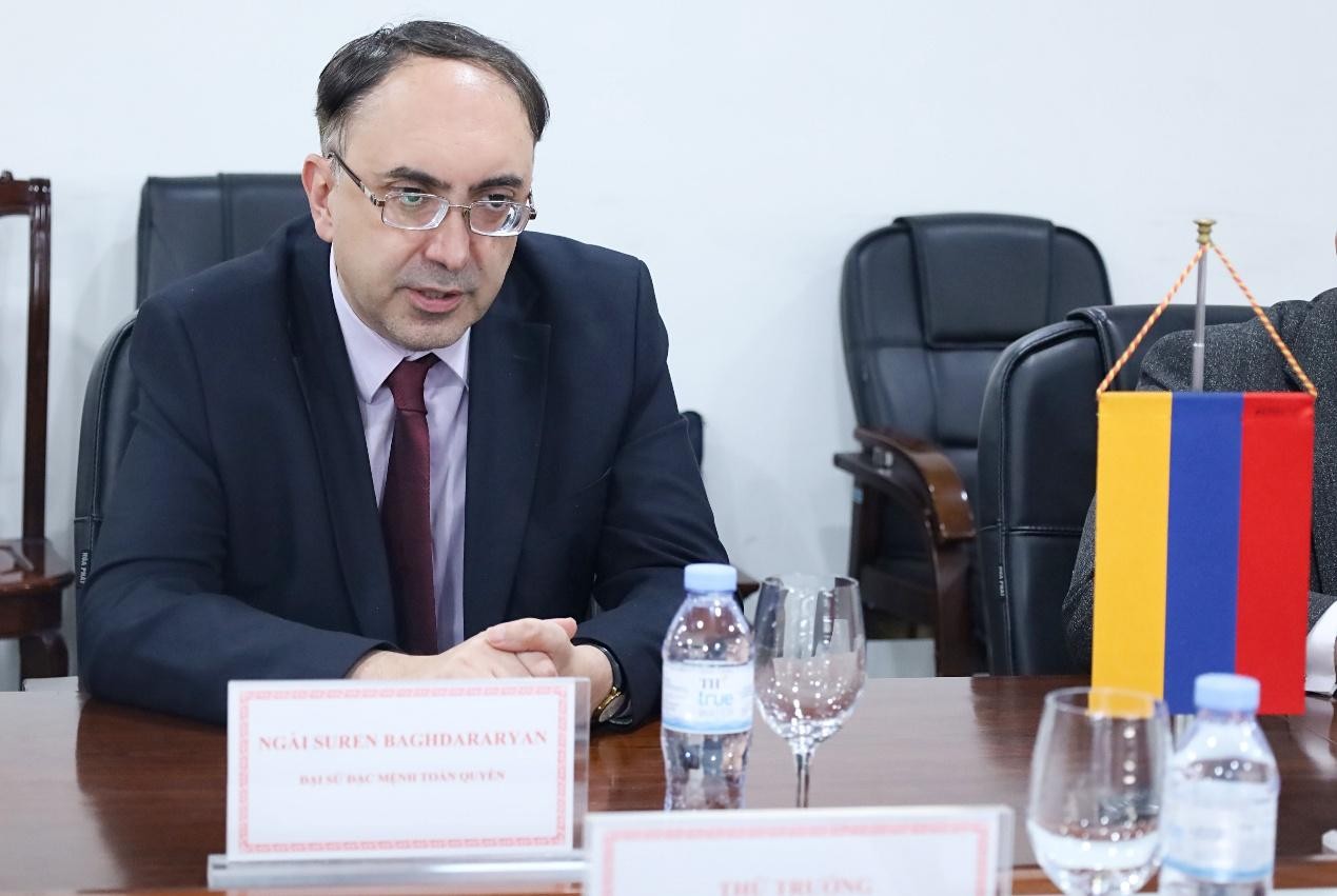 Suren Baghdararyan, Ambassador Extraordinary and Plenipotentiary of the Republic of Armenia to Vietnam (Photo: MOIT)