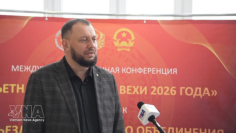 Dr. Anton Bredikhin, Doctor of Historical Sciences, speaks in an interview with a Vietnam News Agency correspondent in Russia. (Photo: VNA) Dr. Anton Bredikhin, Doctor of Historical Sciences, speaks in an interview with a Vietnam News Agency correspondent in Russia. (Photo: VNA)