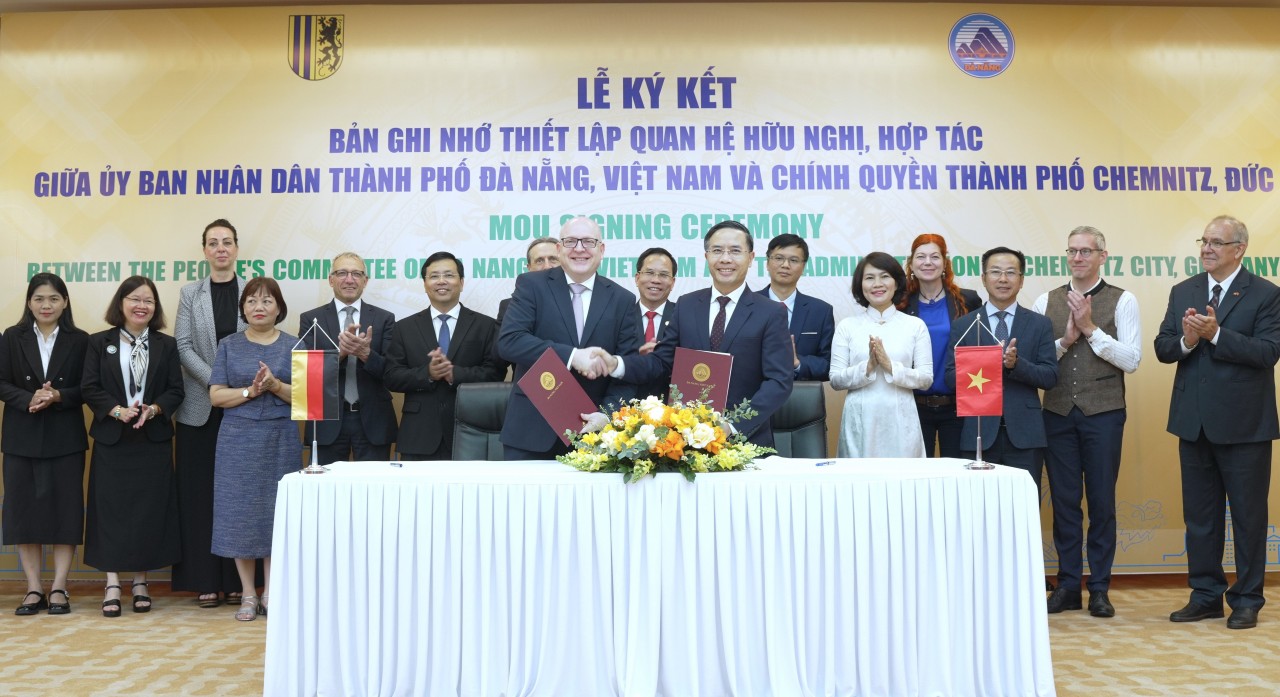 Da Nang, Chemnitz Boost Cooperation in Semiconductors, AI, Mechanics