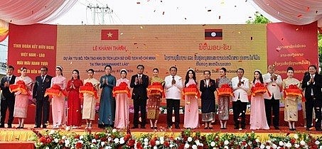 Ho Chi Minh Memorial Site in Savannakhet (Laos) Inaugurated