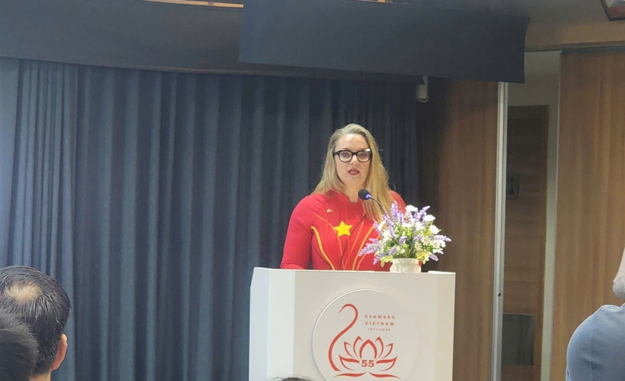 Mette Ekeroth, Deputy Ambassador of Denmark in Viet Nam. (Photo: Bao Ngoc).