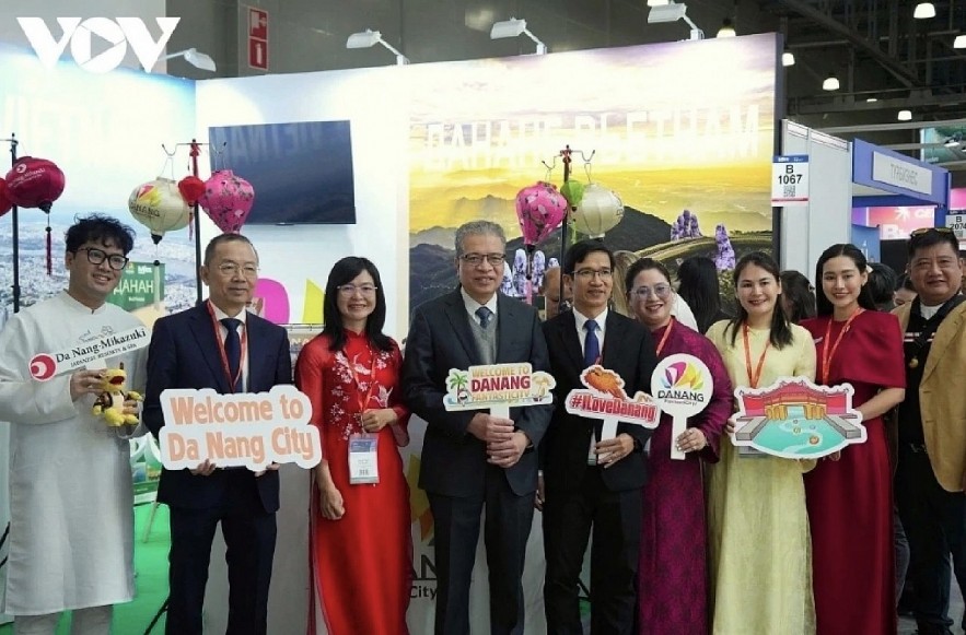 A delegationn from the Da Nang Department of Culture, Sports and Tourism attend the MITT Moscow 2026 at the Crocus Expo International Exhibition Centre from March 11 to 13