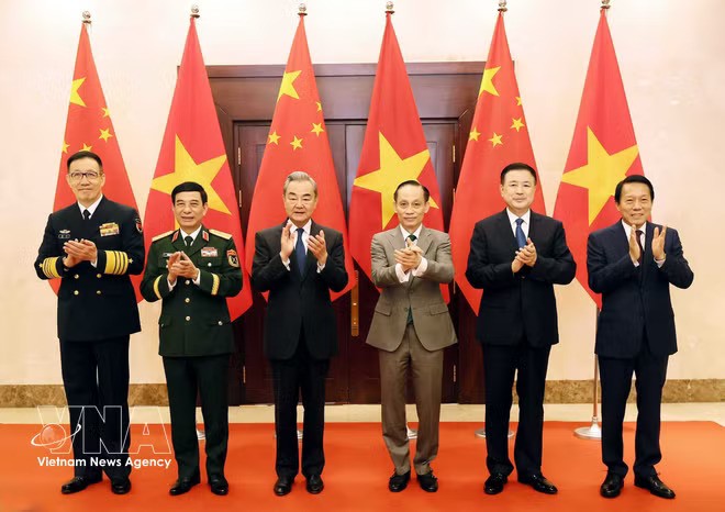 Vietnam and China hold the first ministerial-level Strategic Dialogue among their foreign affairs, defence and public security ministries, known as the “3+3 Dialogue,” in Hanoi on March 16, 2026. (Photo: VNA)
