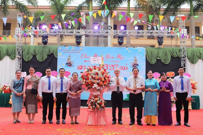 Lao and Cambodian Students Celebrate Traditional New Year at Friendship School 80