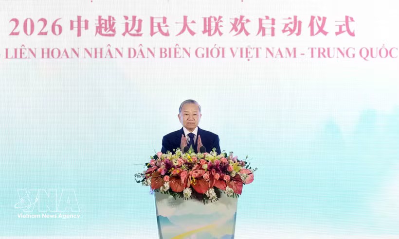 Vietnam’s Top Leader Attends Launch of Vietnam–China Border People’s Festival 2026