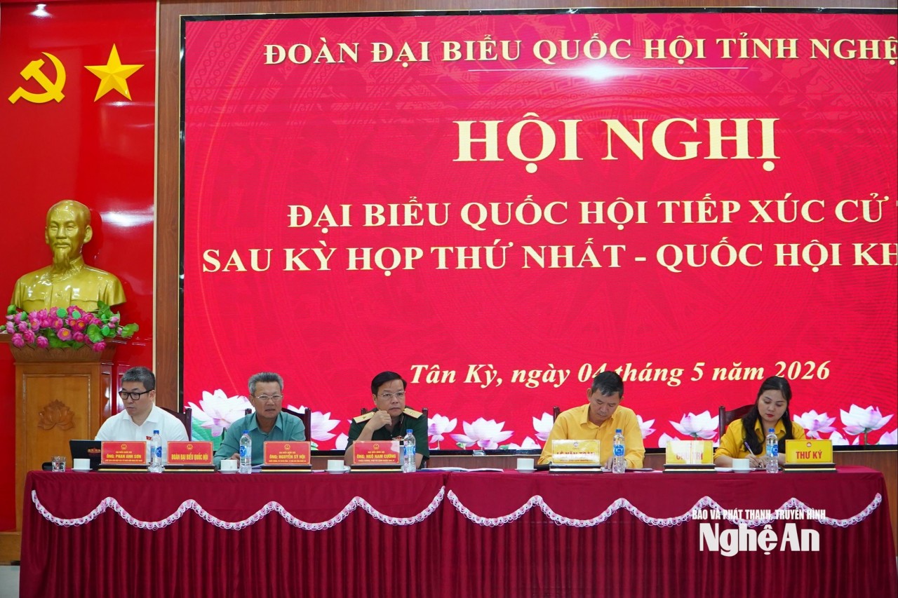 Nghe An Provincial National Assembly Delegation Meets Voters in Tan Ky Commune