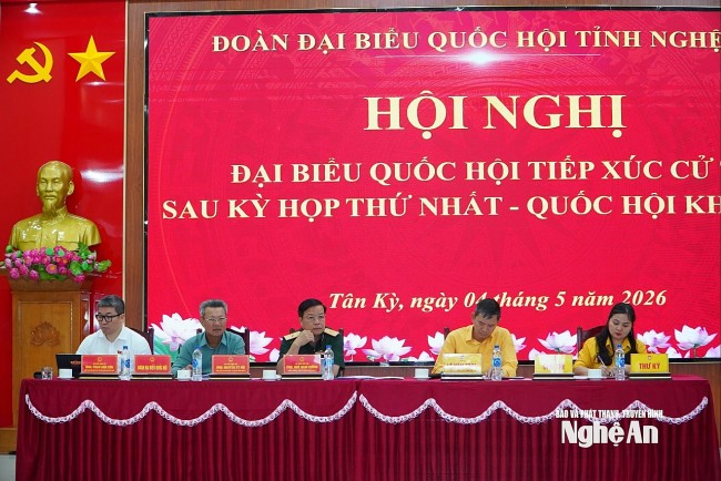 Nghe An Provincial National Assembly Delegation Meets Voters in Tan Ky Commune