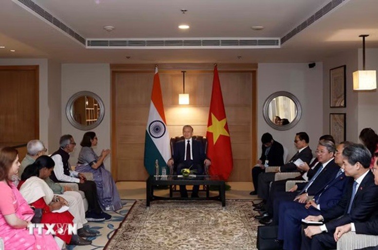 Party General Secretary, State President To Lam Receives President of India-Vietnam Friendship Association