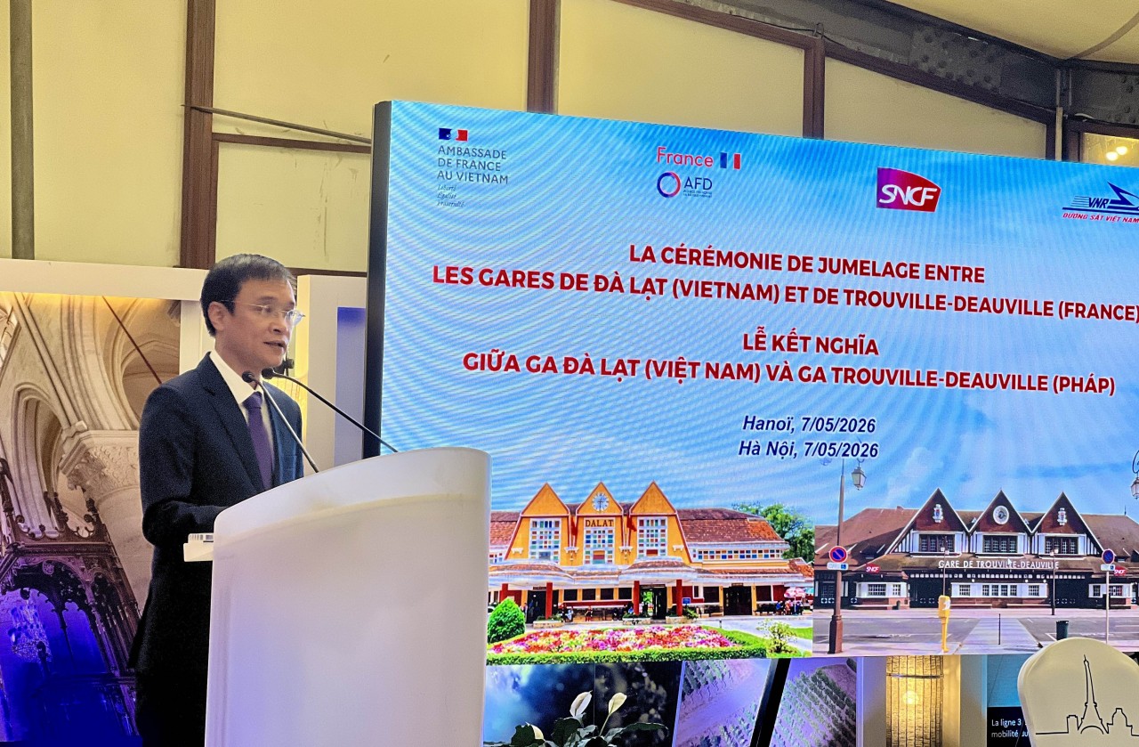 Nguyen Chinh Nam, Deputy General Director of Vietnam Railways. (Photo: Mai Anh)