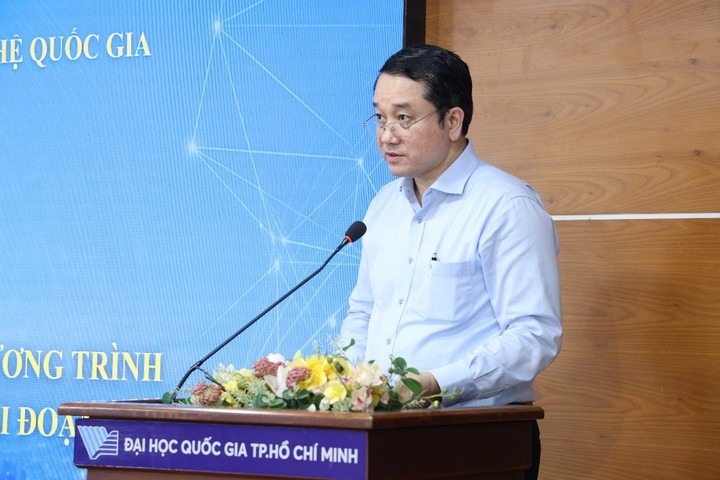 Director of NAFOSTED, Dao Ngoc Chien, shared this at the workshop (Photo: Vietnam.vn) Director of NAFOSTED, Dao Ngoc Chien, shared this at the workshop (Photo: Vietnam.vn)