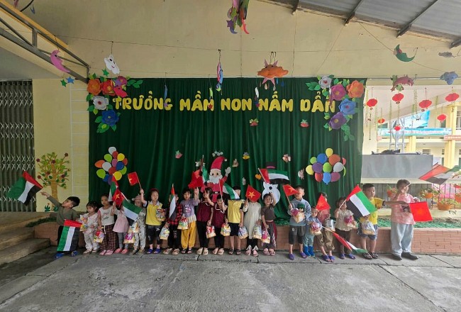 UAE Embassy Supports Construction of Restroom Facilities for Kindergarten in Tuyen Quang