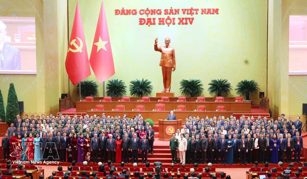 The Party Central Committee for the 2026-2031 tenure makes its debut at the 14th National Party Congress. (Photo: VNA)