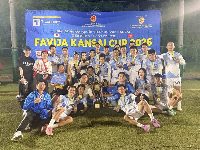 Vietnamese Community Football Tournament Held in Japan