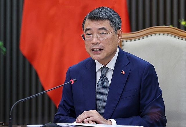 Prime Minister Le Minh Hung speaks during his phone conversation with New Zealand's Prime Minister Christopher Luxon, May 20, 2026. Photo: VGP