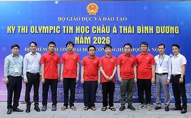 Vietnamese team atends the Asian Pacific Informatics Olympiad (APIO) 2026. Vietnamese team atends the Asian Pacific Informatics Olympiad (APIO) 2026.