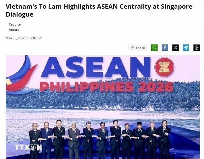 Indonesian Media Praise General Secretary and State President To Lam’s Message