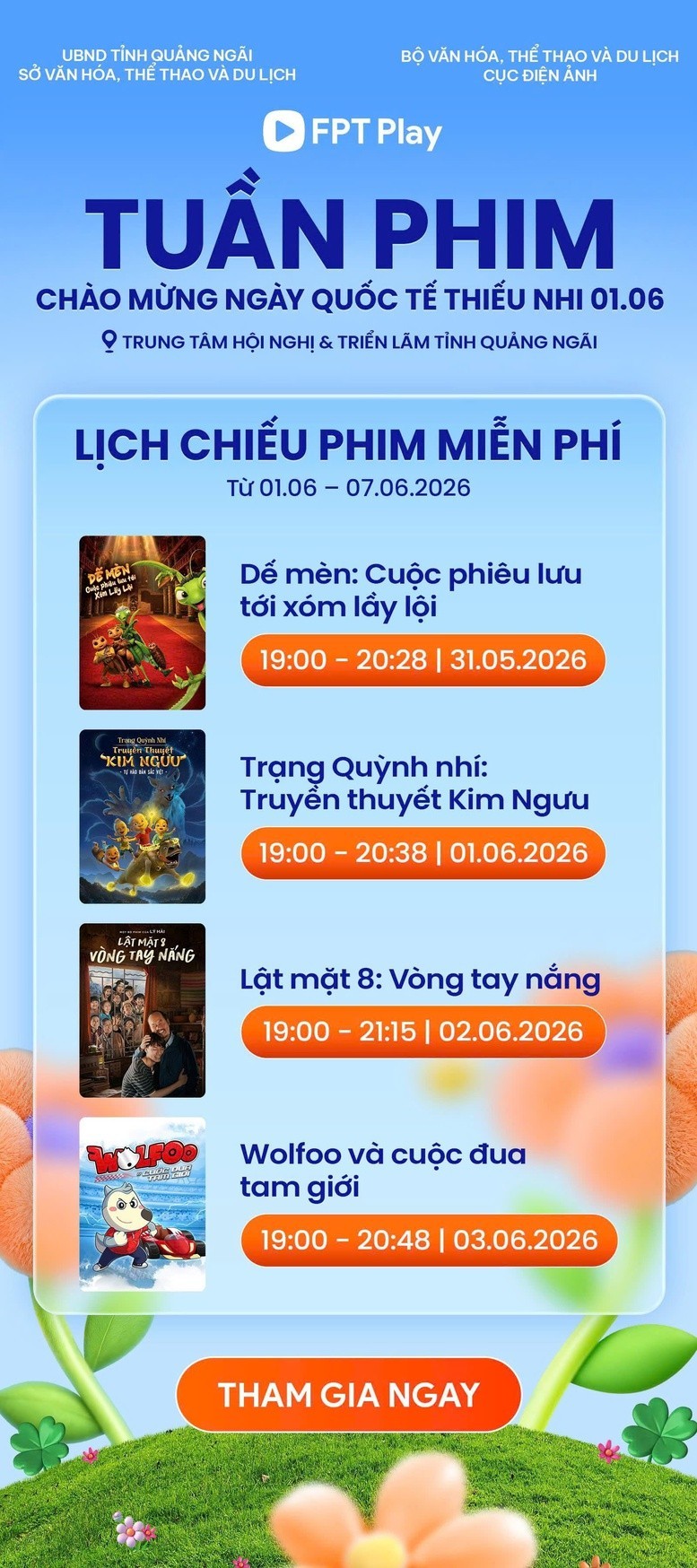 Free Film Week for International Children's Day Held Nationwide