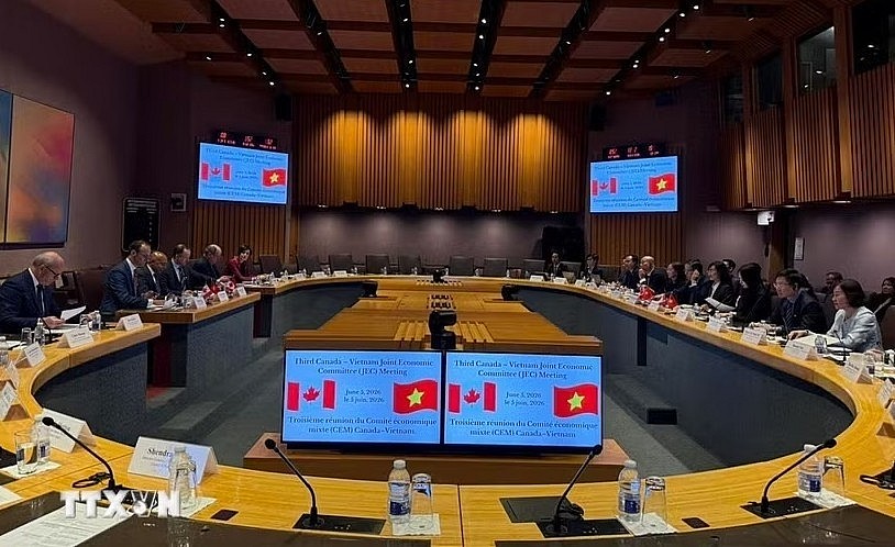 The third meeting of the Vietnam-Canada Joint Economic Committee (JEC 3) Photo: VNA The third meeting of the Vietnam-Canada Joint Economic Committee (JEC 3) Photo: VNA