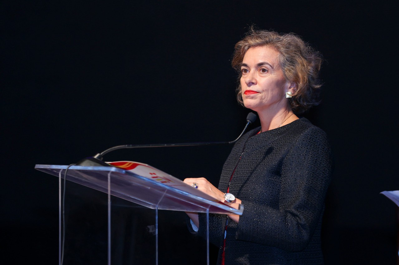 Spanish Ambassador to Vietnam Carmen Cano de Lasala delivers opening remarks at the concert. (Photo: Dinh Hoa) Spanish Ambassador to Vietnam Carmen Cano de Lasala delivers opening remarks at the concert. (Photo: Dinh Hoa)