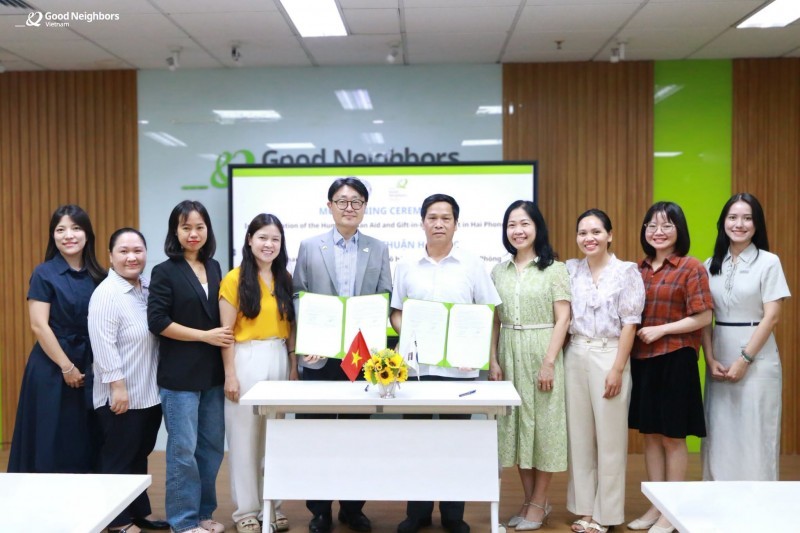 Good Neighbors Vietnam (GNI), Hai Phong City Union of Friendship Organizations Join Hands to Implement a Community Aid Program