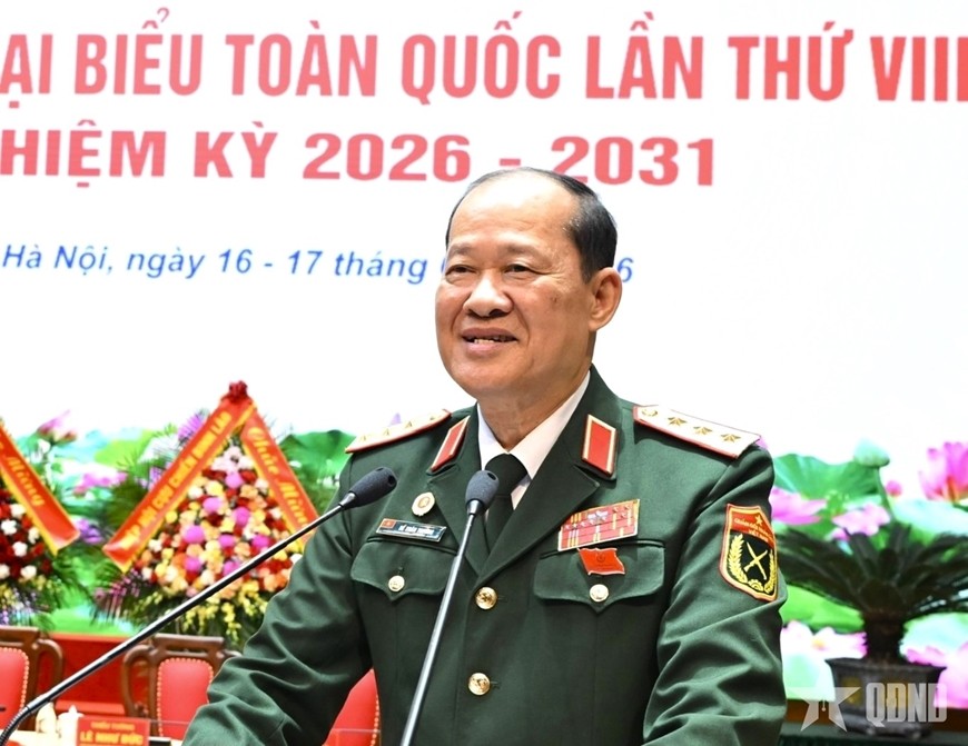 Senior Lieutenant General Be Xuan Truong, President of the Viet Nam War Veterans' Association, delivers a speech at the Congress. (Photo: People's Army Newspaper) Senior Lieutenant General Be Xuan Truong, President of the Viet Nam War Veterans' Association, delivers a speech at the Congress. (Photo: People's Army Newspaper)
