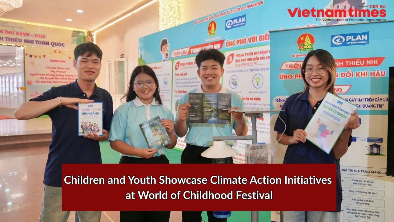 Children and Youth Showcase Climate Action Initiatives at World of Childhood Festival
