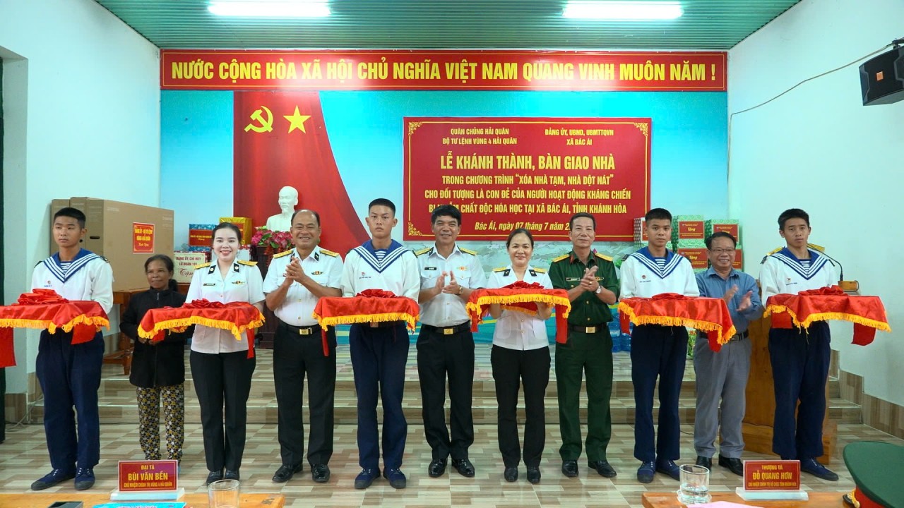 Naval Region 4 Handed Over Four Houses to Policy Beneficiary Families