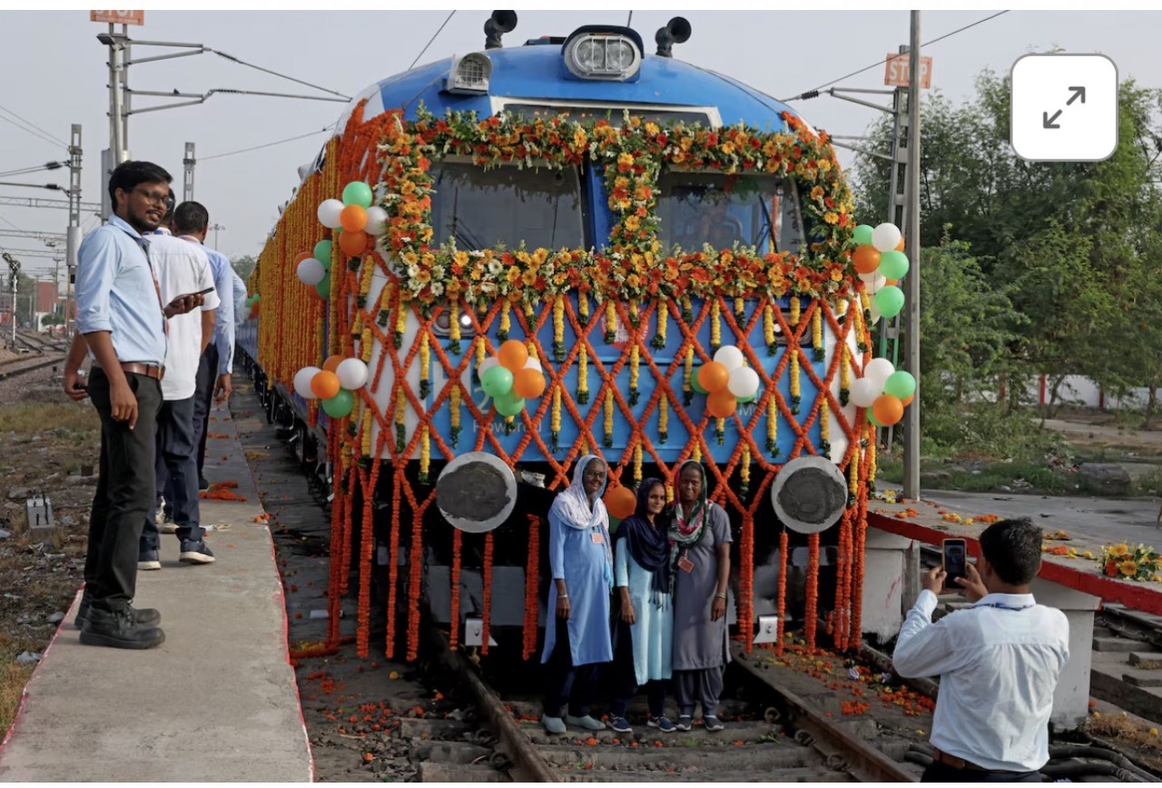 India launches its first hydrogen-powered train
