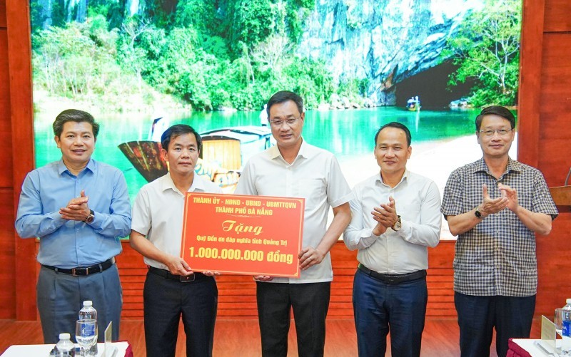 Da Nang Contributes VND 1 Billion to Quang Tri's Gratitude Fund