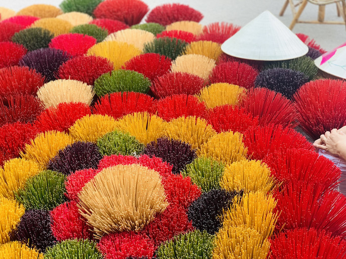 hues traditional craft villages turn colorful as tet approaches