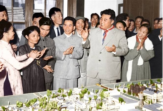 Rare photos of President Ho Chi Minh and DPRK President Kim Il-sung