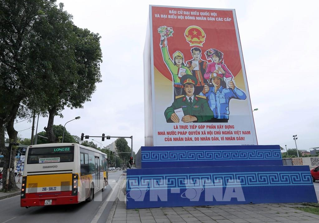 In Photos: Hanoi’s streets brilliantly adorned ahead of election day In Photos: Hanoi’s streets brilliantly adorned ahead of election day