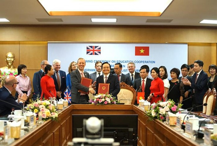 vietnam uk promote long term sustainable high quality partnership in education