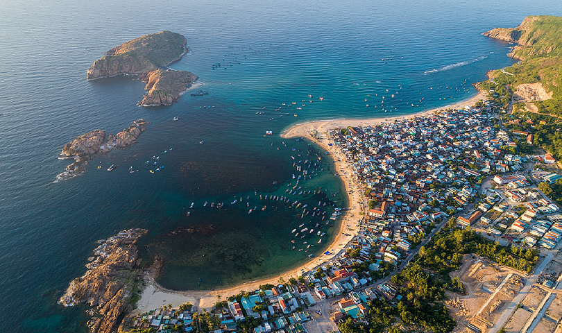 Picturesque fishing villages in Quy Nhon Picturesque fishing villages in Quy Nhon