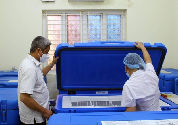 unicef aids vietnam refrigerators for storing vaccines