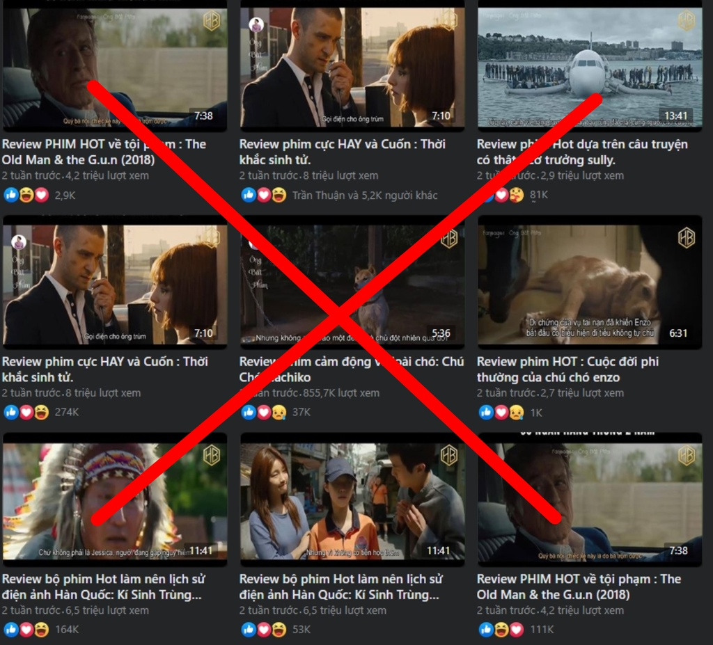 Earning thousands of dollars from spoiling film contents on social platforms in Vietnam