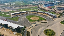 hanois f1 racetrack fences removed