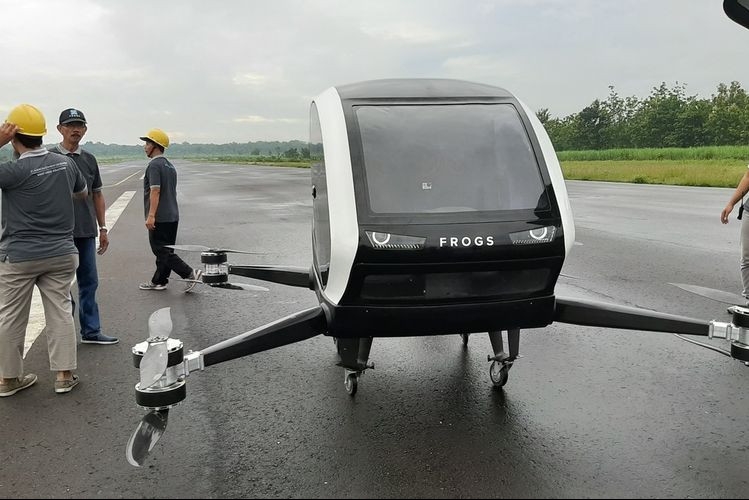 First Indonesia’s electric taxi drone takes test flight