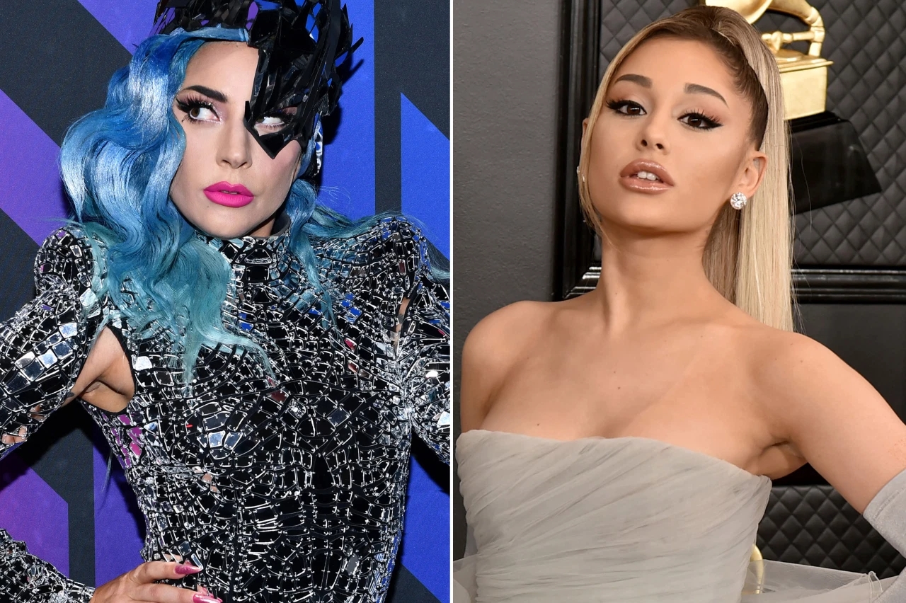 ariana grande collaborates lady gaga in latest hit rain on me