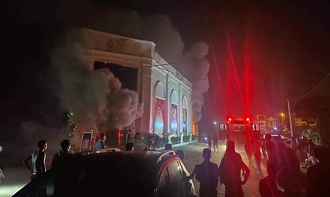 three young dancers killed in a fire broking out bar vinh phuc province