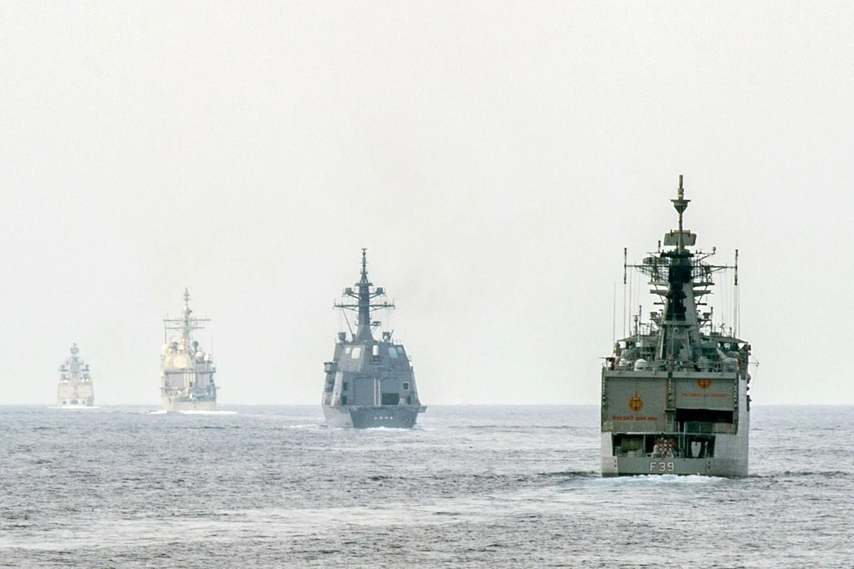 quad nations join forces supposing to send a tough message to china
