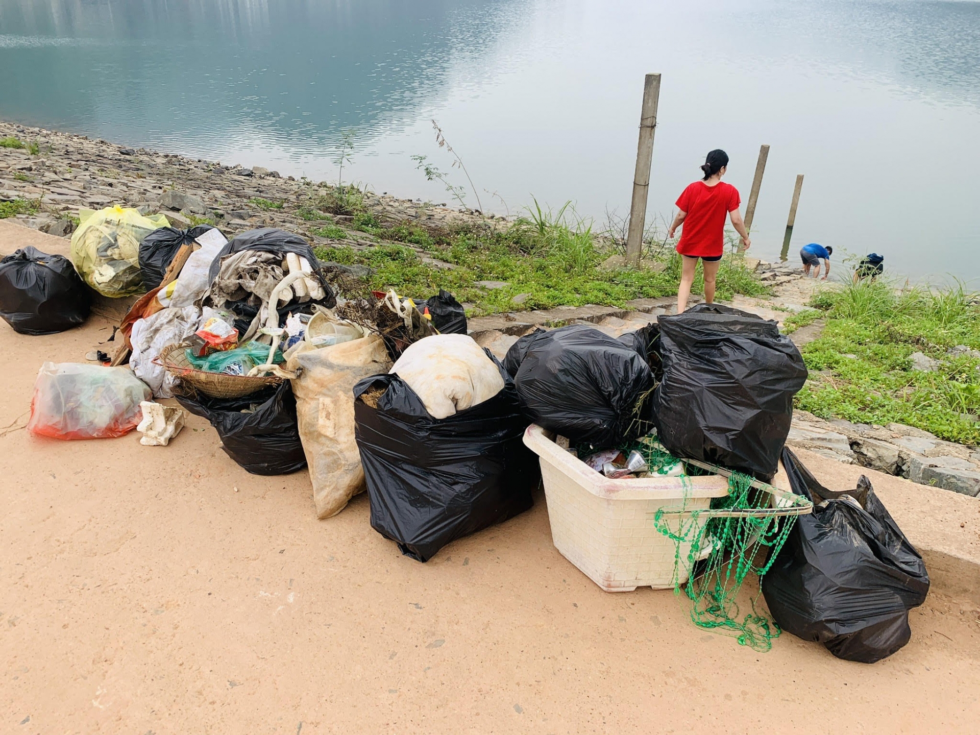 Before Leaving Vietnam, Expat Takes Out the Trash