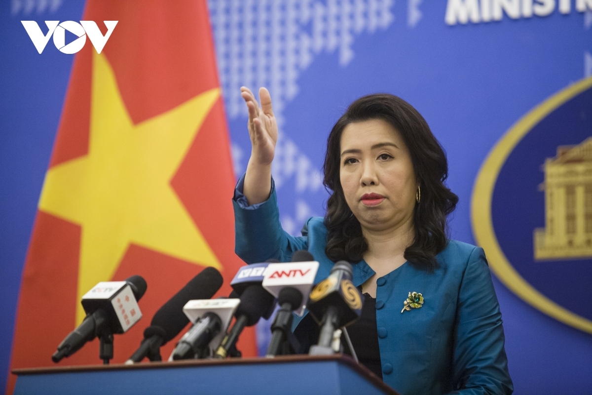  Foreign Ministry spokesperson Le Thi Thu Hang (Photo: VOV)  
