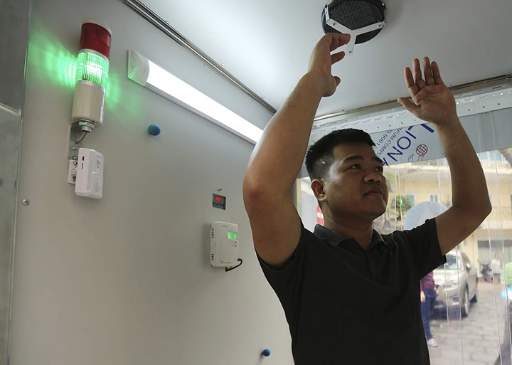 more covid mobile disinfection chambers launched in vietnam
