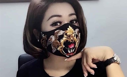 Vietnamese young beauties look more attractive with fashioned face masks