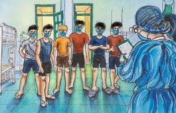 vietnamese returnee students inspirational sketches of quarantine life